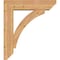 Ekena Millwork Thorton Slat Smooth Bracket w/ Offset Brace, Western Red Cedar, 7 1/2"W x 30"D x 34"H BKT0806X30X34THR06SWR - alternate 4